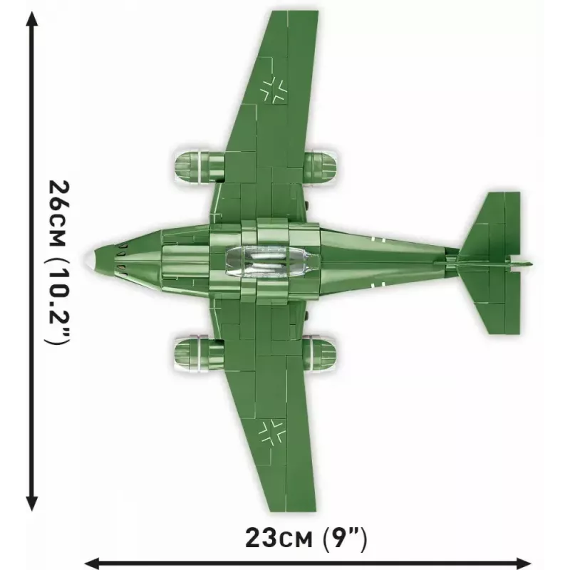 Stavebnica Cobi Messerschmitt Me 262 modelová stavebnica 500 dielov