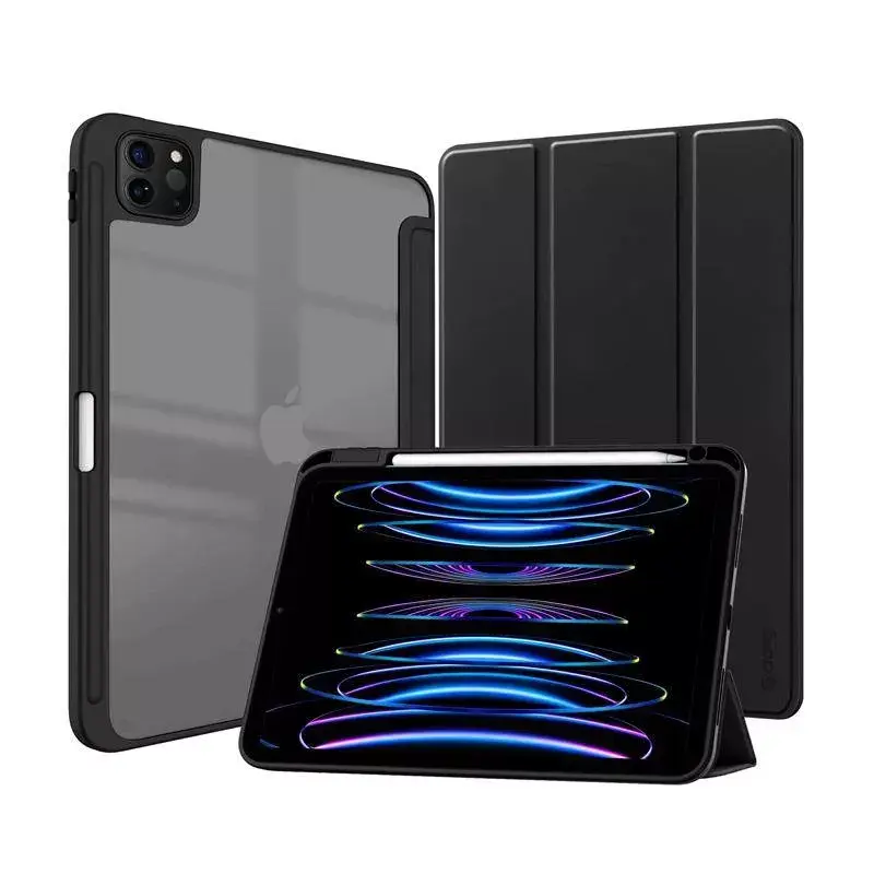 Folio puzdro Crong CRG-PRF-IPD11-BLK pre iPad Pro 11 2022 2021