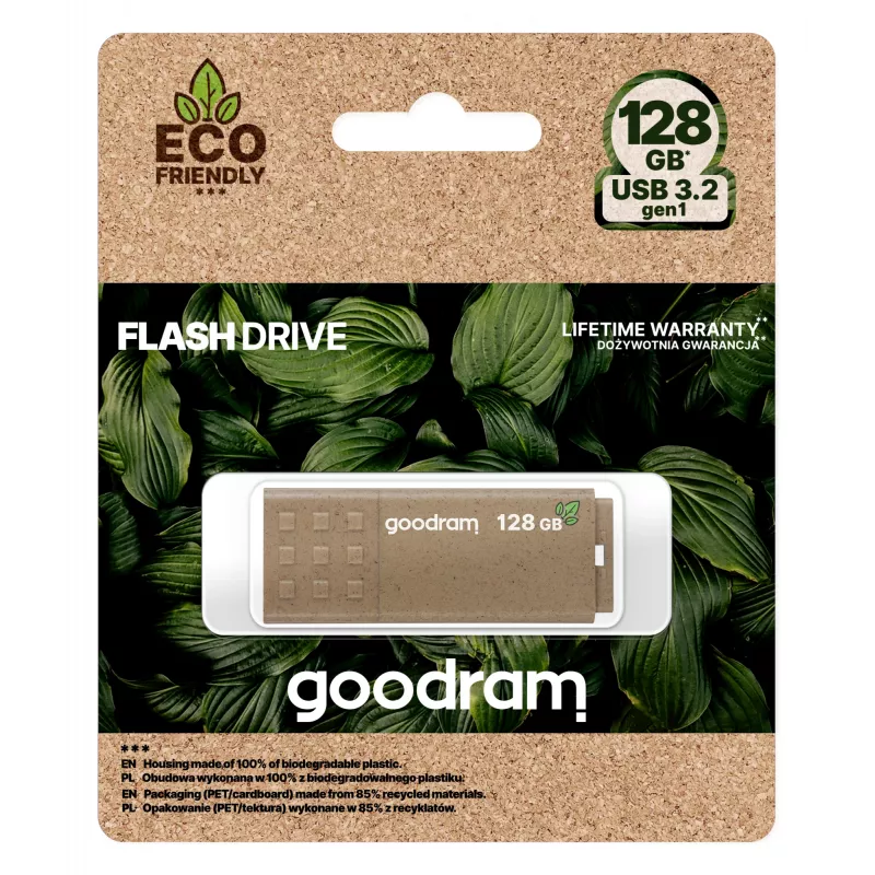 USB kľúč GOODRAM UME3 128 GB USB Type-A 3.2 Gen 1 (čítanie 60 MB/s, zápis 20 MB/s, bronzová)