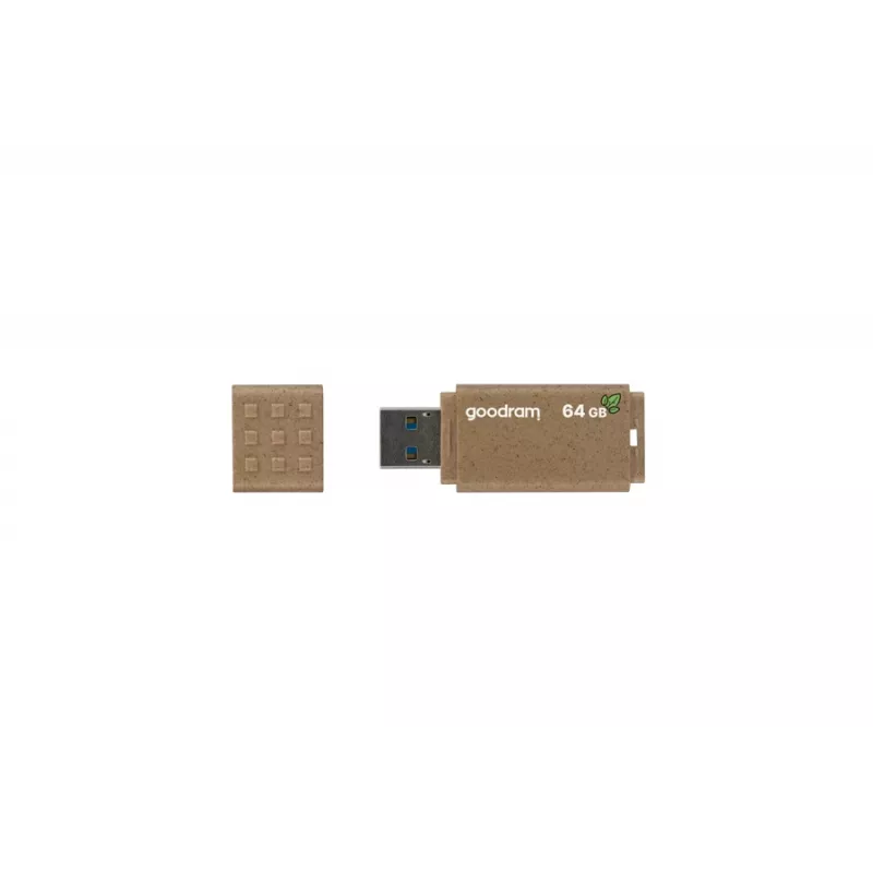 USB kľúč GOODRAM UME3 64 GB, USB Type-A 3.2 Gen 1, čítanie 60 MB/s, zápis 20 MB/s, hnedý