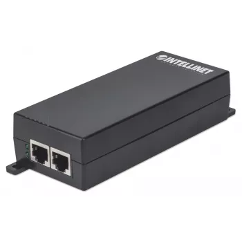 Intellinet Gigabit High-Power PoE+ injektor, 1 x 30 W port, IEEE 802.3at/af-kompatibilný, plastové puzdro