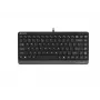Káblová USB klávesnica A4Tech FStyler FK11 – kompaktné štandardné rozloženie, angličtina, 12 klávesových skratiek, podložka na zápästie, 1,5 m kábel