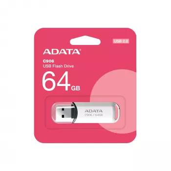 ADATA C906 USB kľúč 64 GB USB Type-A 2.0 biely
