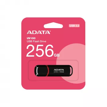 ADATA UV150 USB kľúč 256 GB USB Type-A 3.2 Gen 1 (3.1 Gen 1) čierny