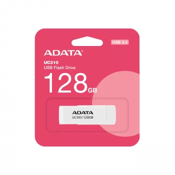 ADATA UC310 USB kľúč 128 GB USB Type-A 3.2 Gen 1 (3.1 Gen 1) biely