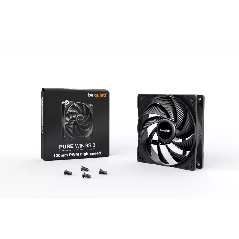 be quiet! Pure Wings 3 120mm PWM High-Speed skriňový ventilátor 12 cm čierny 1 ks