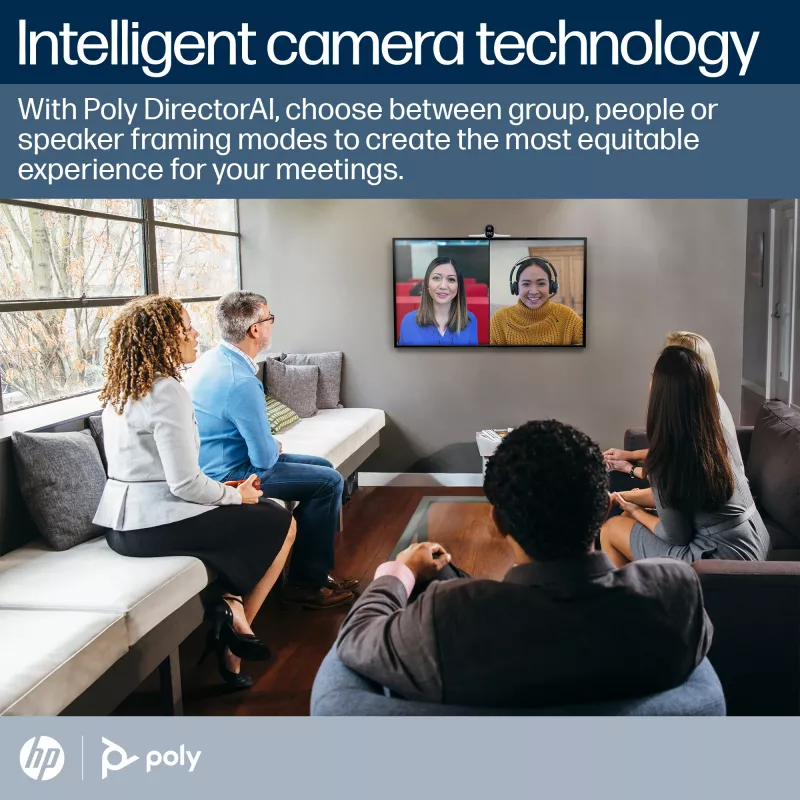 Smart kamera POLY Studio E70 20 MP 4K Ultra HD biela