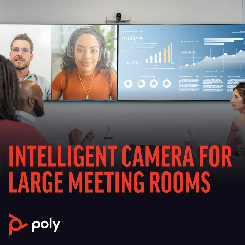 Smart kamera POLY Studio E70 20 MP 4K Ultra HD biela