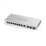 Zyxel XGS1010-12-ZZ0102F sieťový switch neupravovaný Gigabit Ethernet (10/100/1000) sivý