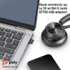 HP Poly Voyager 4320 UC stereo USB-A headset +BT700 USB-A adaptér +nabíjacia stanica
