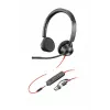 HP Poly Blackwire 3325 stereo Microsoft Teams Certified USB-C headset +3.5mm konektor +USB-C/A adaptér