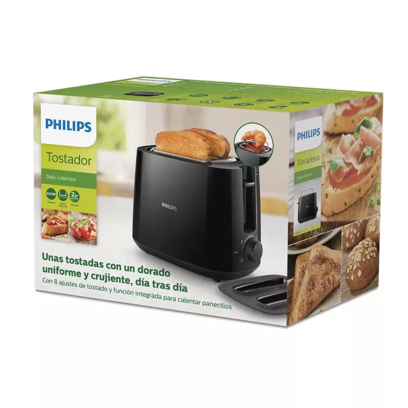 Philips Daily Collection HD2582/90 Toaster 8 2 plátky 830 W