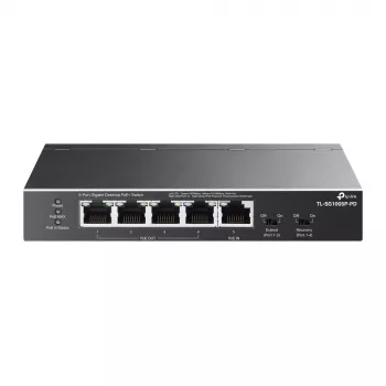 TP-Link TL-SG1005P-PD sieťový switch Gigabit Ethernet (10/100/1000) Power over Ethernet (PoE) čierna