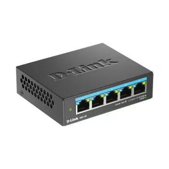 D-Link 5-port 2.5G Multi-Gigabit Desktop Switch unmanaged L2 5x2.5G porty