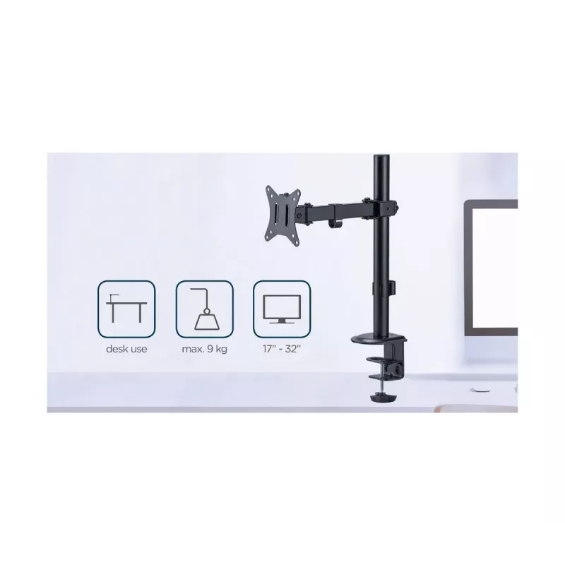 GEMBIRD držiak na stôl pre jeden monitor, 17–32
