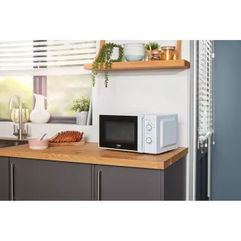 Mikrovlnná rúra BEKO MOC20100WFB – 700 W, 20 l, 245 mm otočný tanier, biela