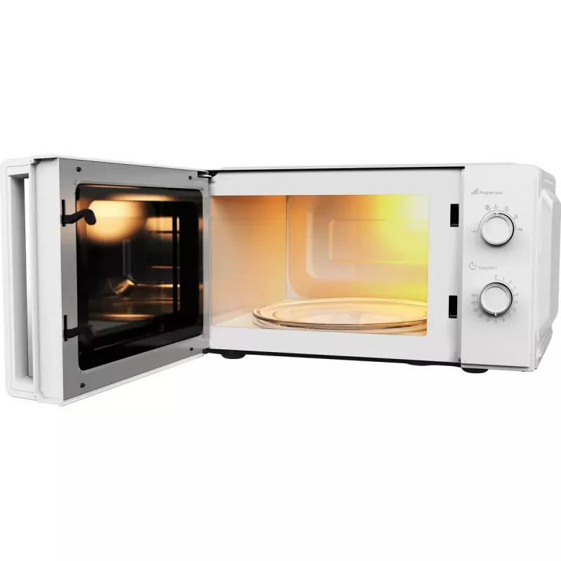 Beko MOC20100WFB mikrovlnná rúra solo, 700 W, 20 l, otočný tanier 24,5 cm, mechanické ovládanie, biela