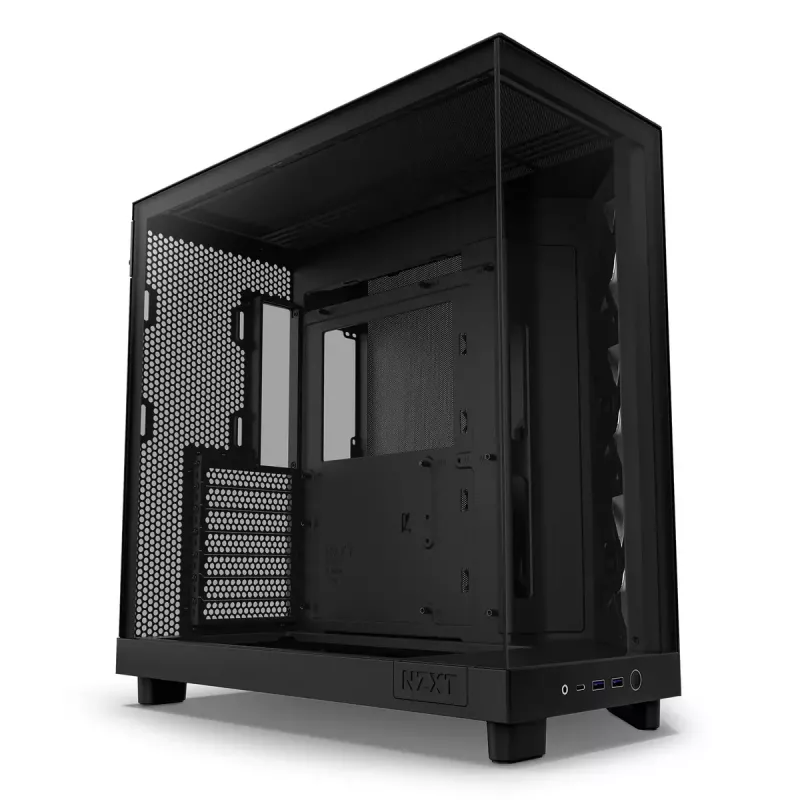 PC skriňa NZXT H6 Air Flow Midi Tower čierna