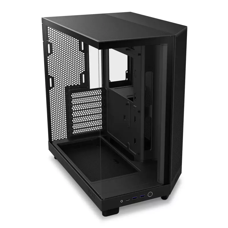 PC skriňa NZXT H6 Air Flow Midi Tower čierna