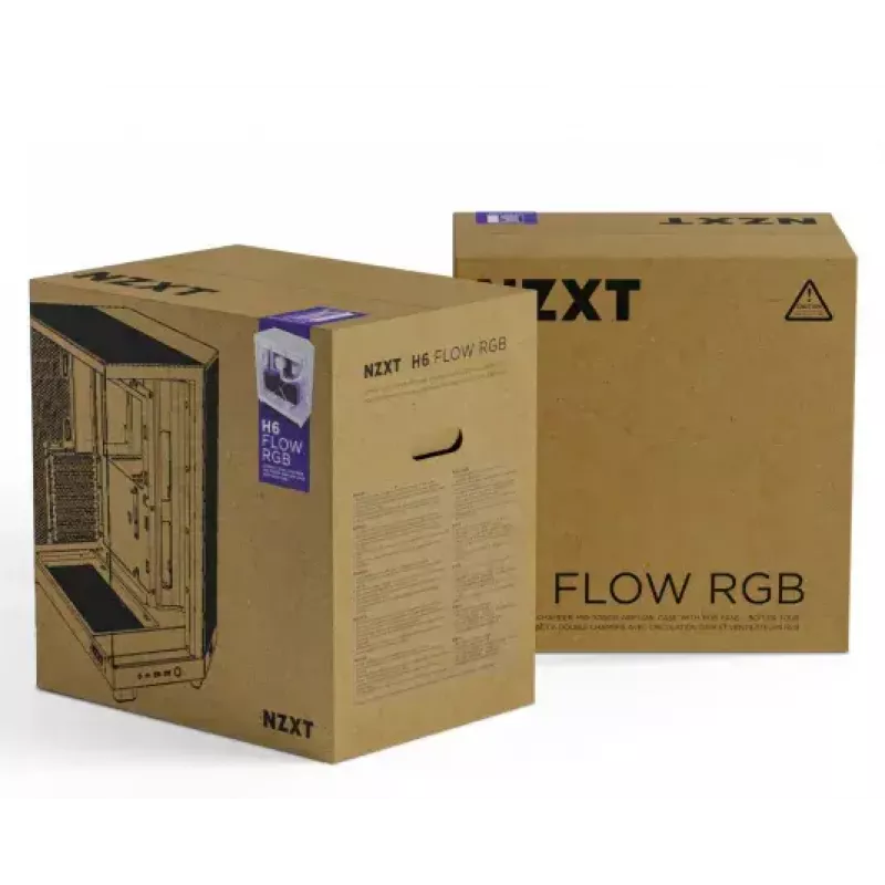 PC skriňa NZXT H6 Air Flow Midi Tower biela