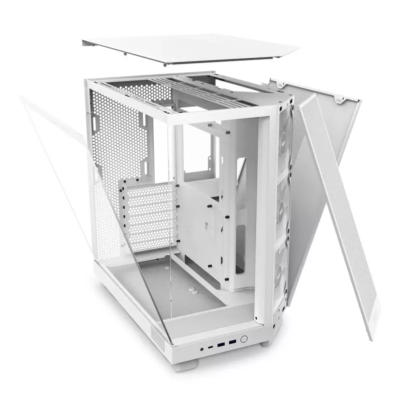 PC skriňa NZXT H6 Air Flow Midi Tower biela