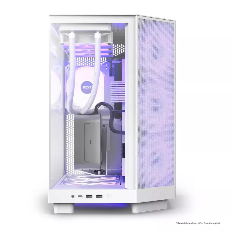 PC skriňa NZXT H6 Air Flow Midi Tower biela