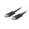 HDMI kábel LANBERG CA-HDMI-30FB-0100-BK 10 m, HDMI Type-A 2.1, 48 Gbit/s, 144 Hz, HDR, ARC, Ethernet