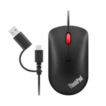 Lenovo 4Y51D20850 myš kancelárska obojručná USB Type-C optická 2400 DPI