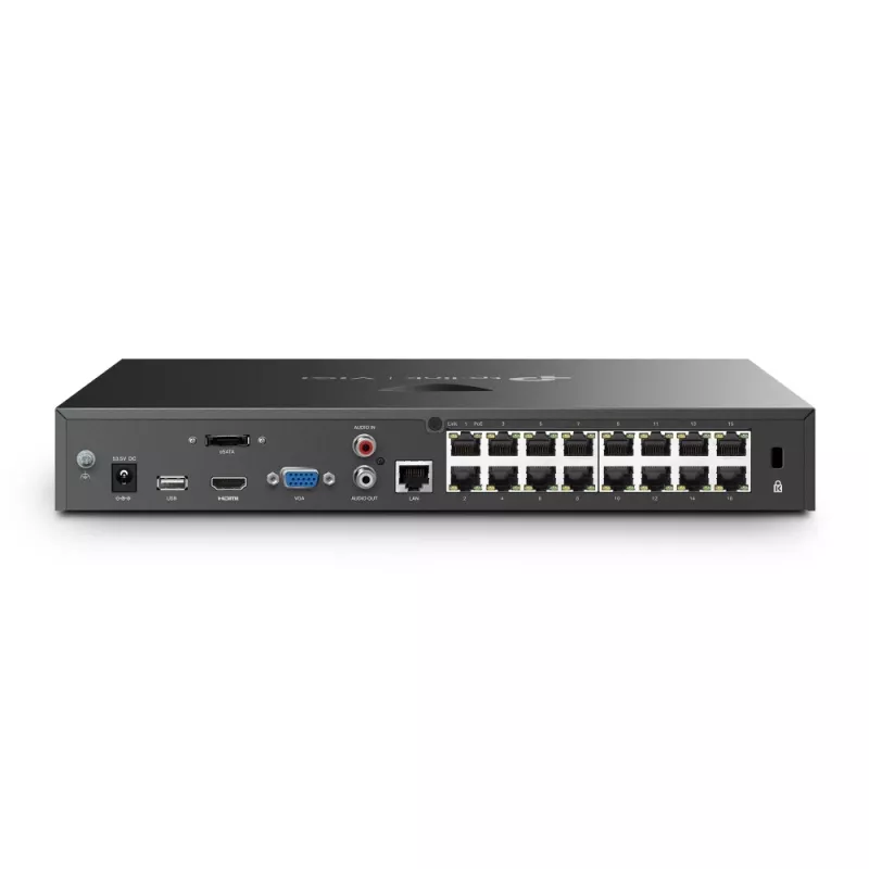 TP-Link VIGI NVR2016H-16P sieťový videorekordér čierny