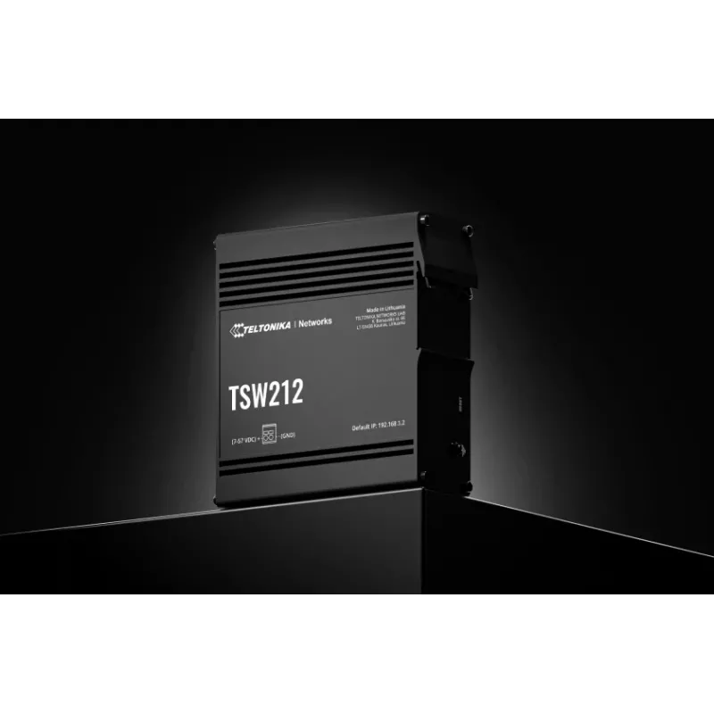 TELTONIKA TSW212 Managed PoE+ Gigabit Ethernet switch (8-portov + 2 SFP)