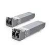 Sieťový transceiver modul UBIQUITI UACC-OM-MM-10G-D-2, 10 Gbit/s, multimode 850 nm, LC, balenie 2 ks
