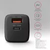 Nástenná nabíjačka Axagon ACU-PQ20 QC3.0 PD Type-C 20W čierna