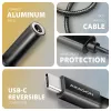 Axagon ADA-HC USB-C na 3,5 mm jack – Hi-Res DAC audio adaptér, 384 kHz/32 Bit, stereo