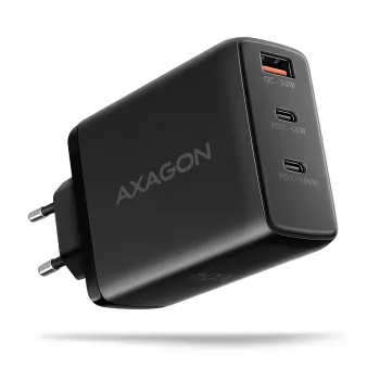 Axagon ACU-DPQ100 PD3.0 & QC 4+ THREE OUTPUTS nástenná nabíjačka 100W