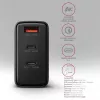 Axagon ACU-DPQ100 PD3.0 & QC 4+ THREE OUTPUTS nástenná nabíjačka 100W