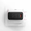 Axagon ACU-DPQ100 PD3.0 & QC 4+ THREE OUTPUTS nástenná nabíjačka 100W