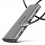 Axagon HMC-5H USB 5Gbps hub, 3x USB-A, HDMI 4K/30Hz, PD 100W, 100cm USB-C kábel