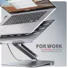 Axagon HMC-STND Multi-Port USB-C 5Gbit/s hub a hliníkový stojan pre notebooky. HDMI 4K/60Hz, GLAN, PD a 3 USB-A konektory. USB-C kábel 60 cm.