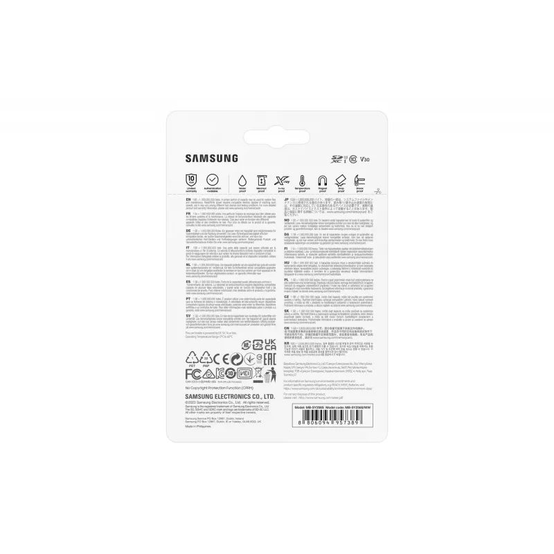 Flash pamäť Samsung 256 GB SDXC UHS-I MB-SY256S