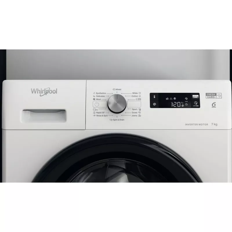 Whirlpool FFS7259BEE práčka s predným plnením 7 kg 1151 ot/min biela