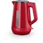 Elektrická kanvica Bosch TWK1M124 — 1,7 L, 2400 W, červená, bezdrôtová, 360° základňa