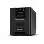 Záložný zdroj CYBERPOWER PR1000ELCD — 1 kVA (900 W), Line-Interactive, čistá sínusoida, 8× C13 výstupov, LCD, Hot-Swap batéria