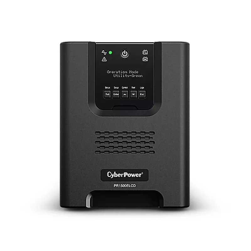 CyberPower PR1500ELCD záložný zdroj (UPS) Line-Interactive 1,5 kVA 1350 W 8 AC výstupov