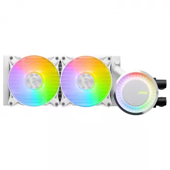 MSI MAG Coreliquid E240 WHITE základná doska, procesor súprava kvapalinového chladenia 12 cm