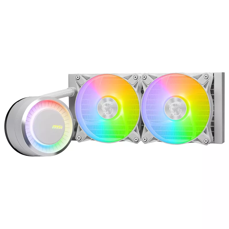 MSI MAG Coreliquid E240 WHITE základná doska, procesor súprava kvapalinového chladenia 12 cm
