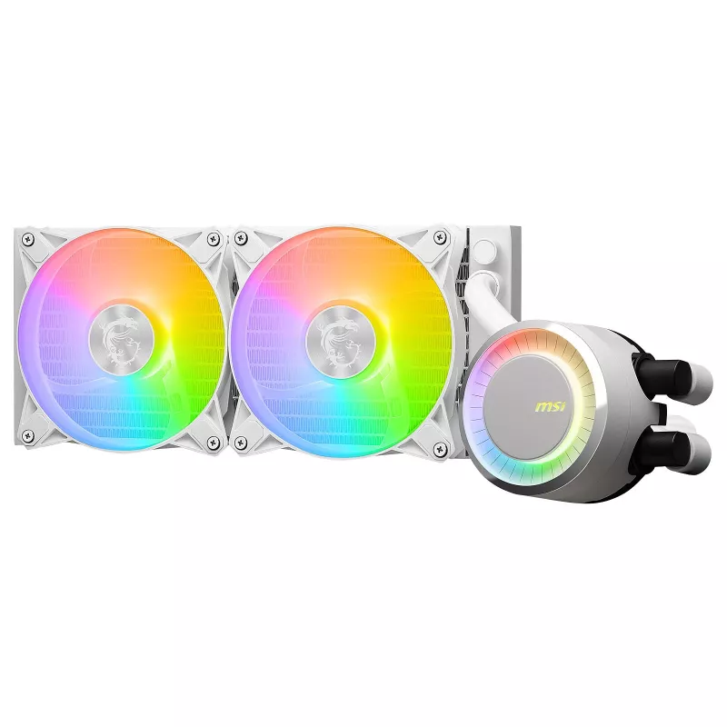 MSI MAG Coreliquid E240 WHITE základná doska, procesor súprava kvapalinového chladenia 12 cm