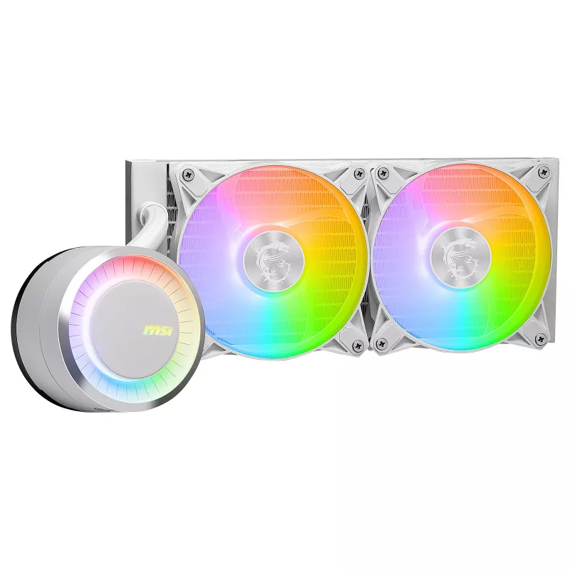 MSI MAG Coreliquid E240 WHITE základná doska, procesor súprava kvapalinového chladenia 12 cm