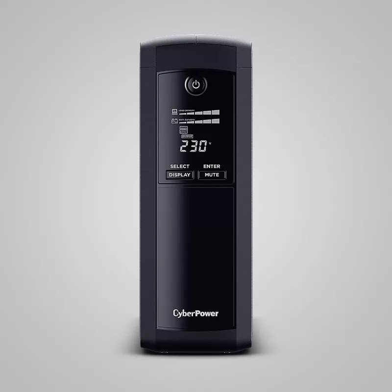 Záložný zdroj CYBERPOWER VP1600ELCD-FR 1,6 kVA / 900 W, Line-Interactive, 5 AC výstupov, LCD, USB/RS-232