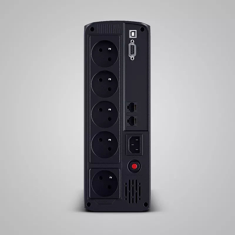 Záložný zdroj CYBERPOWER VP1600ELCD-FR 1,6 kVA / 900 W, Line-Interactive, 5 AC výstupov, LCD, USB/RS-232