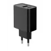 GEMBIRD USB rýchlonabíjačka – 2 porty Type-A & C, 20 W – čierna